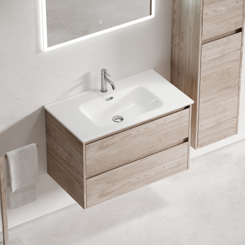 Тумба под раковину Sancos Libra LB80EG 79х45х50 настенная - фото 5