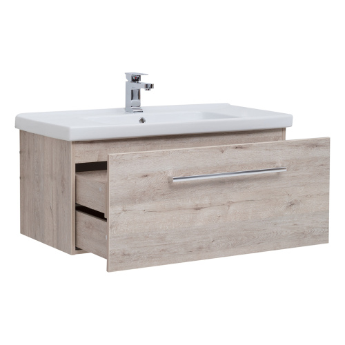 Тумба под раковину Dreja Big Inn 77.0204D 76х43х46 подвесная цвет дуб кантри - фото 5