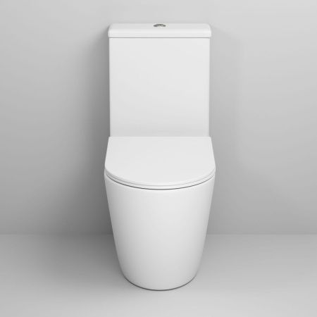 Унитаз напольный с бачком Grossman Color GR-4480MS белый с сиденьем микролифт безободковый каскадный смыв