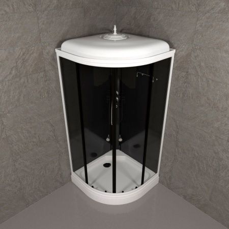 Душевая кабина Тритон Топ Щ0000064609 90х90 четверть круга с крышей ориентация универсальная