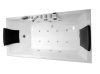 Ванна акриловая гидромассажная Gemy G9065 K R 175х85 пристенная прямоугольная с каркасом