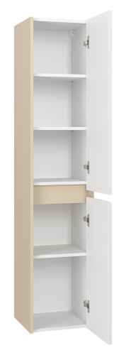 Шкаф-пенал Brevita Balaton BAL-05035-03П 35х34х163 подвесной - фото 4