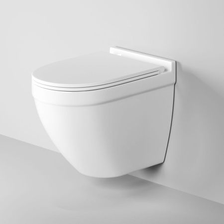 Унитаз подвесной Grossman Санфаянс GR-4483S белый с сиденьем микролифт безободковый каскадный смыв