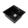Кухонная мойка Grandex Aqua 500404 50х50 цвет черный поверхность матовая