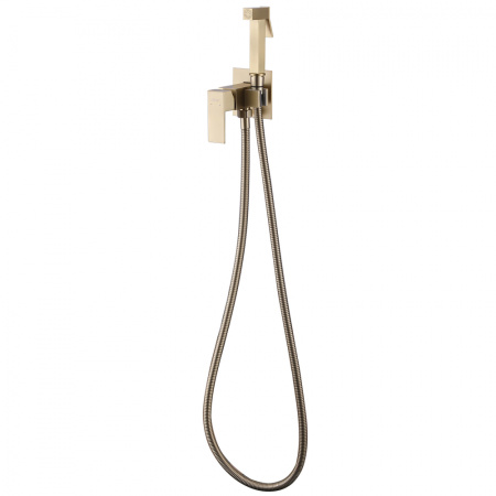 Гигиенический душ со смесителем ABBER Daheim AF8226G золото матовое