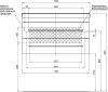 Тумба с раковиной Aquanet Нота 00287707 80х50 подвесная цвет белый