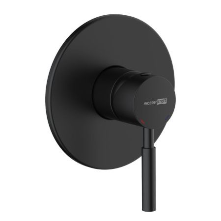Смеситель для душа Wasserkraft Gollach 3300 3351 встраиваемый в стену черный