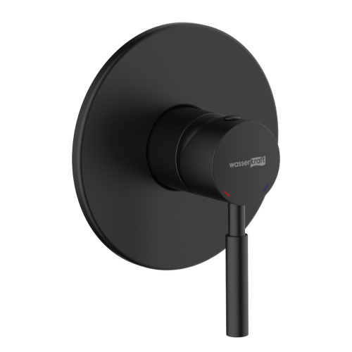 Смеситель для душа WasserKRAFT Gollach 3300 3351 встраиваемый черный - фото 2