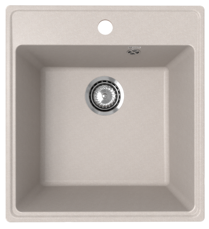 Кухонная мойка Ulgran Quartz Forte 460-10 46х50 цвет песочный