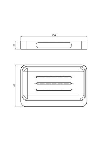 Мыльница с держателем Wonzon & Woghand WW-9524