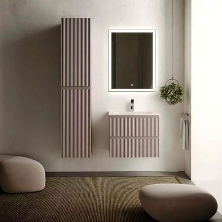 Тумба под раковину Sancos SNOB R SNR60SM 60х40 подвесная цвет коричневый