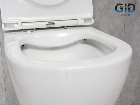 Унитаз подвесной Gid Convexo 62234Y белый с сиденьем микролифт безободковый смыв торнадо
