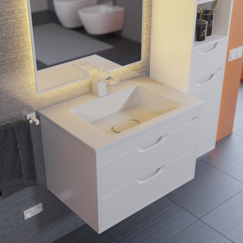 Тумба с раковиной Uperwood UPD Modul 393020548 62x45x57 - фото 4