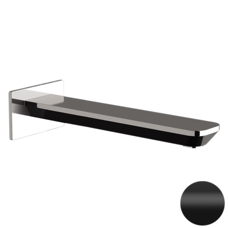 Излив Daniel Tiara TA4704L15 настенный черный матовый