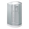 Душевая кабина Niagara Classic 33121423LBKG 120х80 асимметричная без крыши ориентация левая