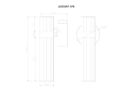 Бра Arte Lamp Misty (Мисты) A2950AP-5PB