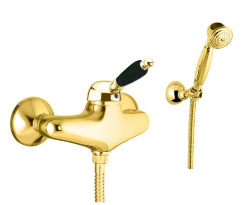 Смеситель для ванны и душа Fiore 89OO5127 настенный золото - фото 2