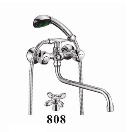 Смеситель для ванны D-Lin D140808 настенный хром