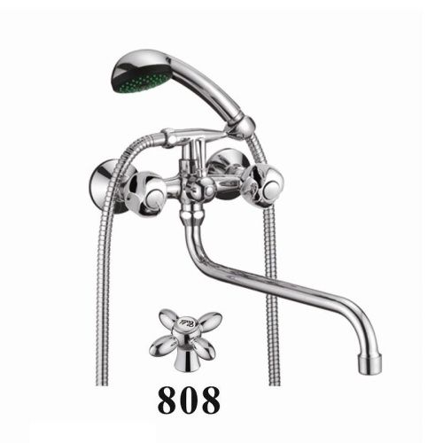 Смеситель для ванны D-Lin D140808 настенный хром - фото 2