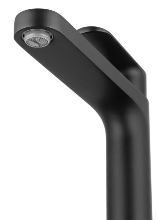 Смеситель для раковины Wonzon & Woghand WW-H1034-MB на столешницу черный