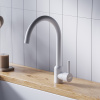 Смеситель для кухни Dorff Logic D3007033 на мойку белый