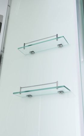 Душевая кабина AvaCan EM EM5912RLED 120х90 асимметричная с крышей ориентация правая