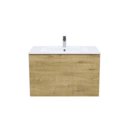 Тумба с раковиной Iddis Bild BIL80V0i95K 80х50 подвесная цвет коричневый