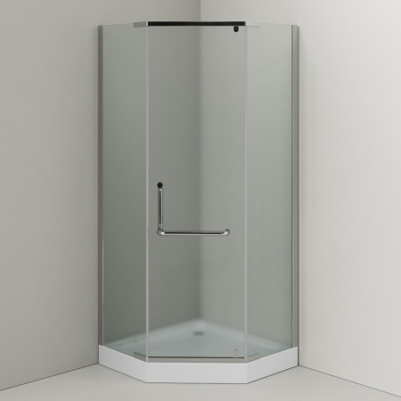 Душевой уголок Agger A03-090MCR 88х88 стекло матовое профиль хром глянцевый с поддоном