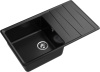 Кухонная мойка Granfest Level LV-860L черный 86х50 цвет черный поверхность матовая