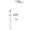 Душевая система Teska LANDE T4000C встраиваемая в стену цвет хром с термостатом