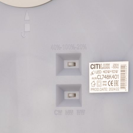 Светильник потолочный Citilux Norma (Норма) CL748K401