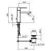 Смеситель Webert Azeta New AA840102015 на биде хром