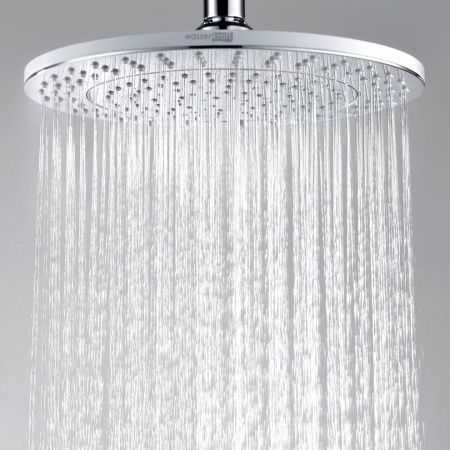 Душевая лейка Wasserkraft A067 цвет белый/хром