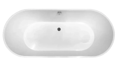 Ванна из литьевго мрамора Taliente Nemi Matt NE18078Matt 180х80 отдельностоящая овальная без ножек и каркаса