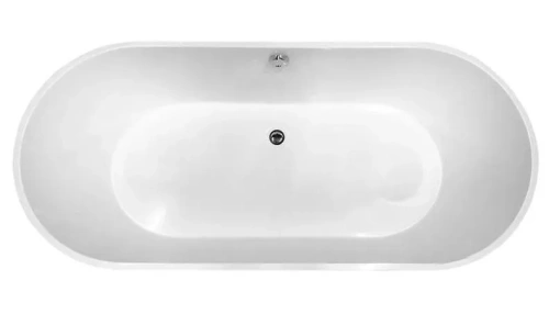 Ванна из литьевго мрамора Taliente Nemi Matt NE18078Matt 180х79 отдельностоящая овальная без каркаса - фото 2