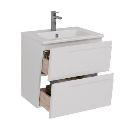 Тумба под раковину LeMark Miano LM06M60T 60х40 подвесная цвет белый