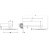 Верхний душ Gessi Goccia 33756#279 30х30 белый