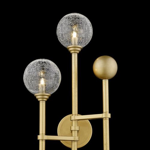 Светильник настенный Delight Collection Fluxus (Флуксус) W68084-3 gold - фото 3