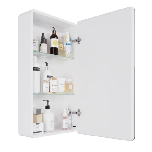 Шкаф-зеркало с подсветкой LeMark Element LM45ZS-E 45х14,6х80 подвесной - фото 4