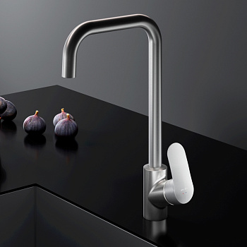 Смеситель для кухни Am.Pm Like F8006011 на раковину/на столешницу сатин без термостата