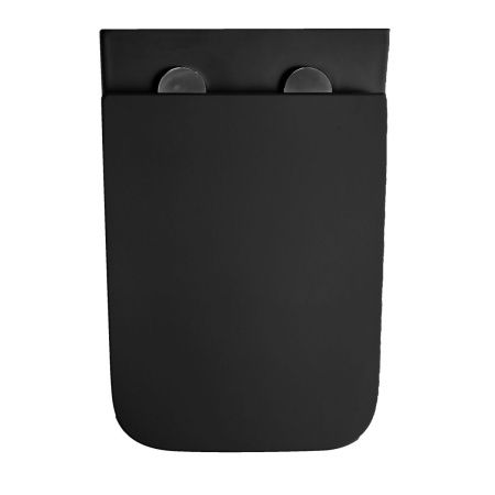 Унитаз подвесной Grossman Торнадо GR-4441BMSQ черный с сиденьем микролифт безободковый смыв торнадо