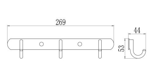Крючок Savol S-05203B - фото 2