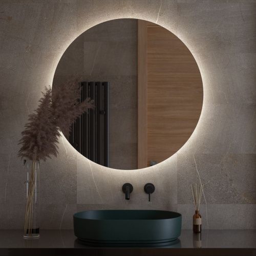 Зеркало с подсветкой Defesto OPTI DF 2846 90х90 подвесное