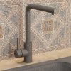 Смеситель для кухни Uperwood Quartz UPD-04-03 UPD-Q-04-03 на мойку серый