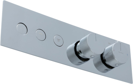 Смеситель для ванны с душем Allen Brau Liberty 5.33003-00 встраиваемый в стену хром с термостатом