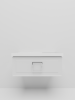 Тумба с раковиной La Fenice CUBO NFNC-01-CUB-B-90-1-90L 90х50 подвесная цвет белый
