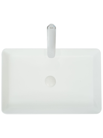 Раковина из сантехнического фаянса WeltWasser WW SK 10000004642 40 см накладная цвет белый без отверстий под смеситель