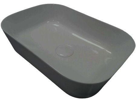 Раковина из сантехнического фаянса Hatria HAPPY HOUR A0Y2A008 60х40 накладная цвет серый