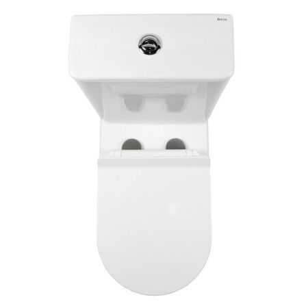 Унитаз напольный с бачком Bond Oval F06-00 белый с сиденьем безободковый душевой смыв