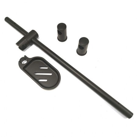 Душевая кабина Тритон Прайм-Блэк Щ0000071582 90х90 четверть круга с крышей ориентация универсальная